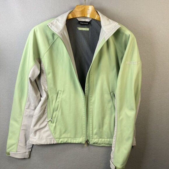 Marmot Jacket‎ Womens Large Windstopper  Lightweight Full Zip Fleece Lined Coat - Picture 1 of 16